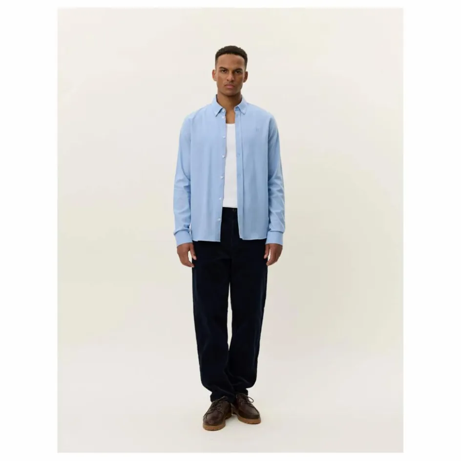Clearance Les Deux Chemise Desert Reg | Bleu