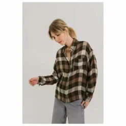 Sacrécoeur Chemise Elisa Crosby Carreaux ||Femme Blouses, Chemises