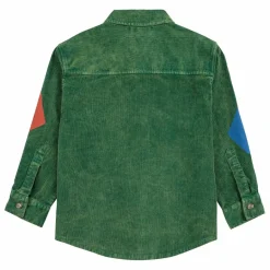 Sale Bobo Choses Chemise Empiècements Velours Côtelé | Vert