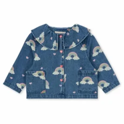 Konges Sløjd Chemise en Jean Magot Arc en Ciel Coton Bio ||Enfant Blouses, T-Shirts|Blouses, T-Shirts