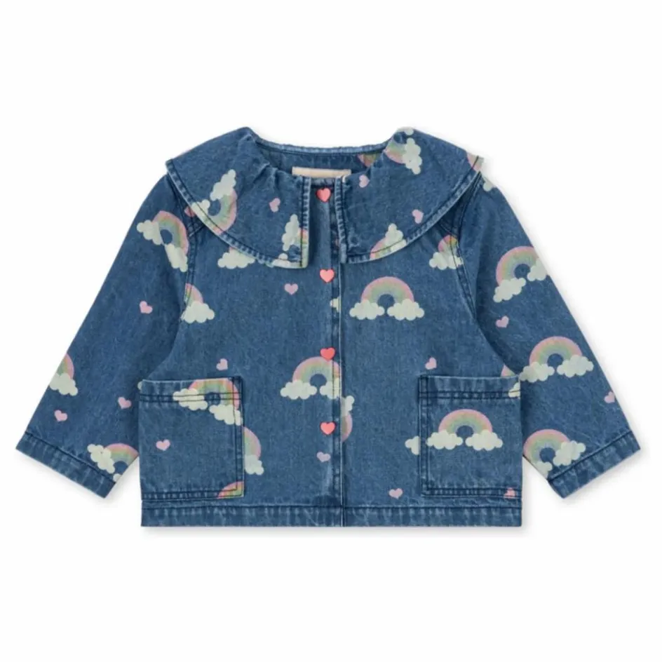 Konges Sløjd Chemise en Jean Magot Arc en Ciel Coton Bio ||Enfant Blouses, T-Shirts|Blouses, T-Shirts