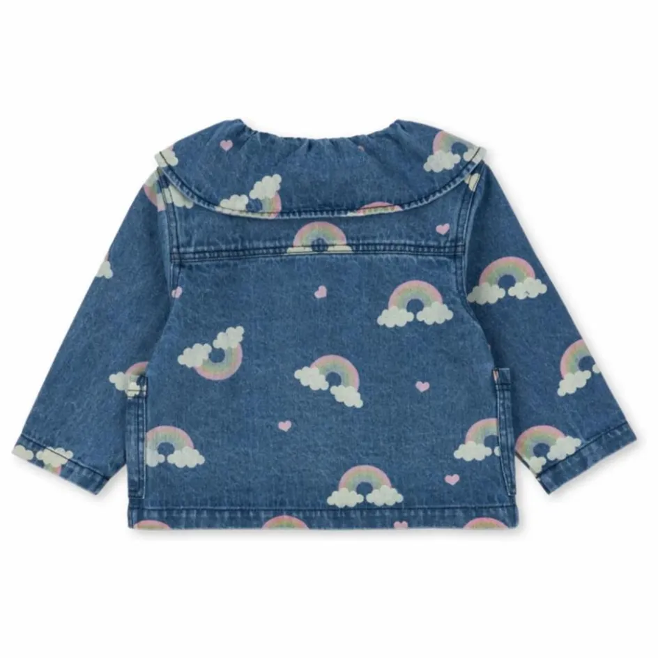 Konges Sløjd Chemise en Jean Magot Arc en Ciel Coton Bio ||Enfant Blouses, T-Shirts|Blouses, T-Shirts