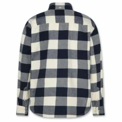 New AO76 Chemise Frank Jin Carreaux | Bleu marine