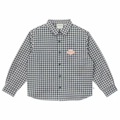Sale Arsène et Les Pipelettes Chemise Gaetan Coton Bio | Vert