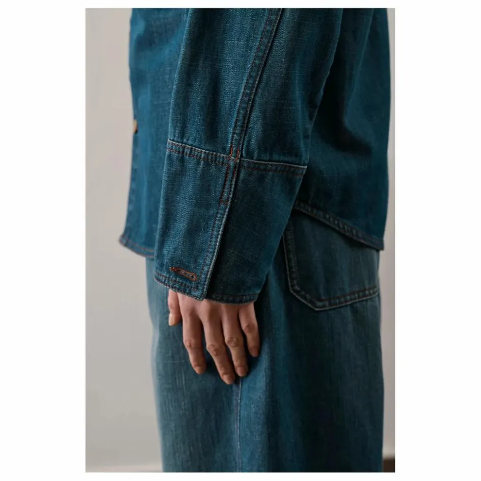 New Soeur Chemise Garance Denim | Bleu