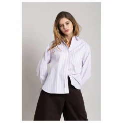 Chemise Kanel Rayée | Lilas Femme Blouses, Chemises