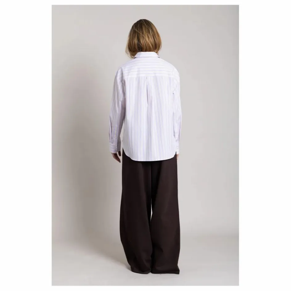 Chemise Kanel Rayée | Lilas Femme Blouses, Chemises