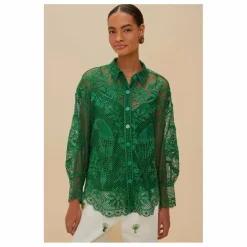 Femme Farm Rio Blouses, Chemises*Chemise Landscape Guipure |