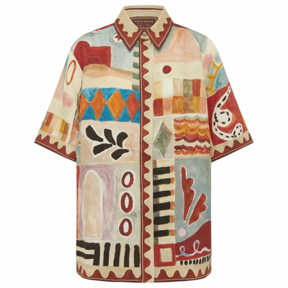 Alémais Chemise Manches Courtes Michelle Lin ||Femme Blouses, Chemises