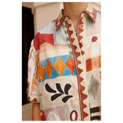 Alémais Chemise Manches Courtes Michelle Lin ||Femme Blouses, Chemises