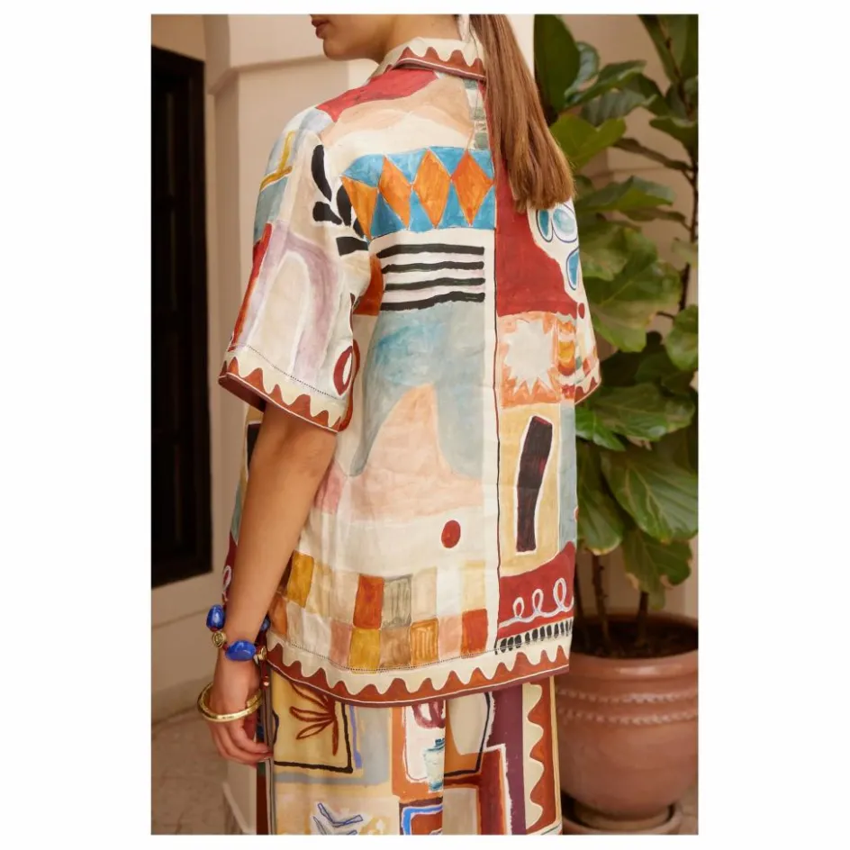Alémais Chemise Manches Courtes Michelle Lin ||Femme Blouses, Chemises