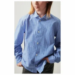New American Vintage Chemise Manches Longues Zatybay | Bleu