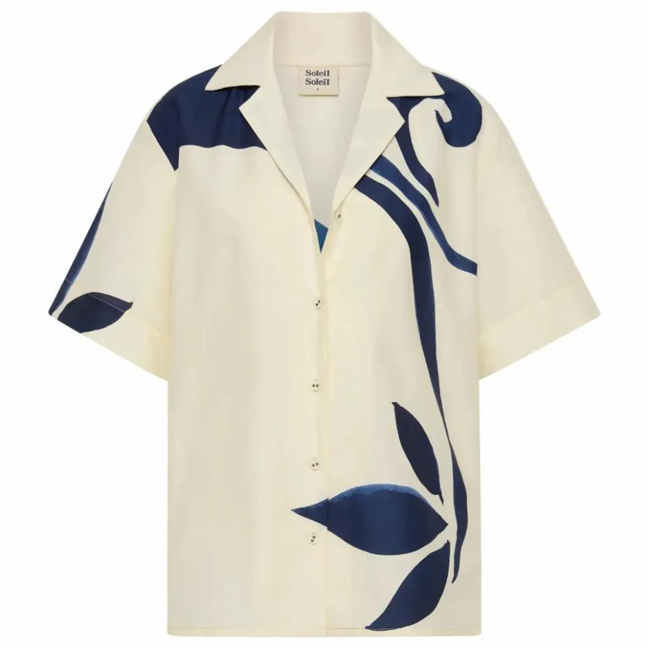 Sale Soleil Soleil Chemise Margot Soie | Ecru