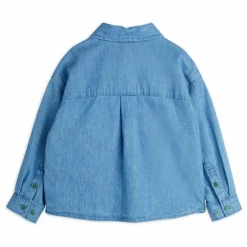 Enfant Mini Rodini T-Shirts, Chemises|Blouses, T-Shirts*Chemise Notes Denim Coton Bio |