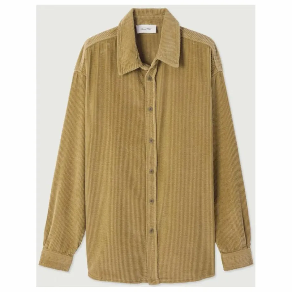 American Vintage Chemise Padow Velours ||Homme T-Shirts, Chemises