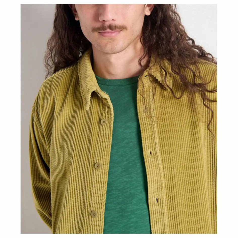 American Vintage Chemise Padow Velours ||Homme T-Shirts, Chemises
