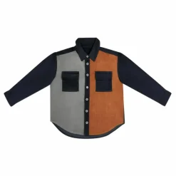 the new society Chemise Patchwork Lois Coton Bio ||Enfant T-Shirts, Chemises|T-Shirts, Chemises