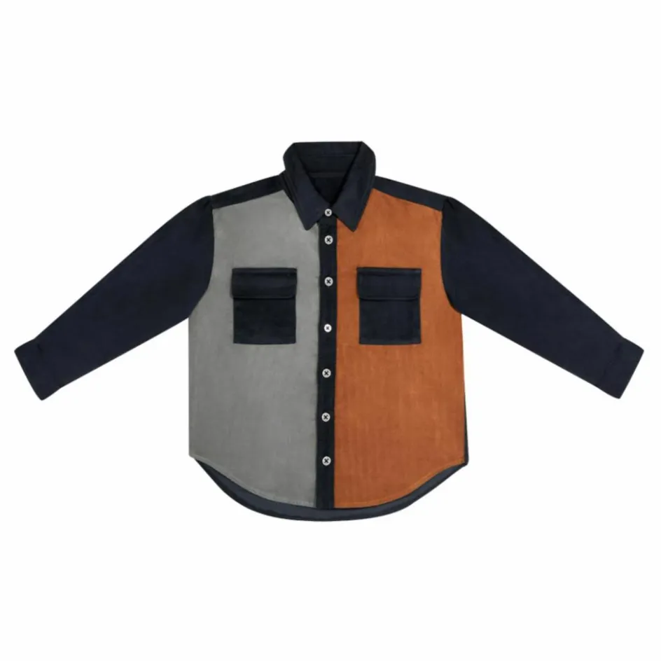 the new society Chemise Patchwork Lois Coton Bio ||Enfant T-Shirts, Chemises|T-Shirts, Chemises