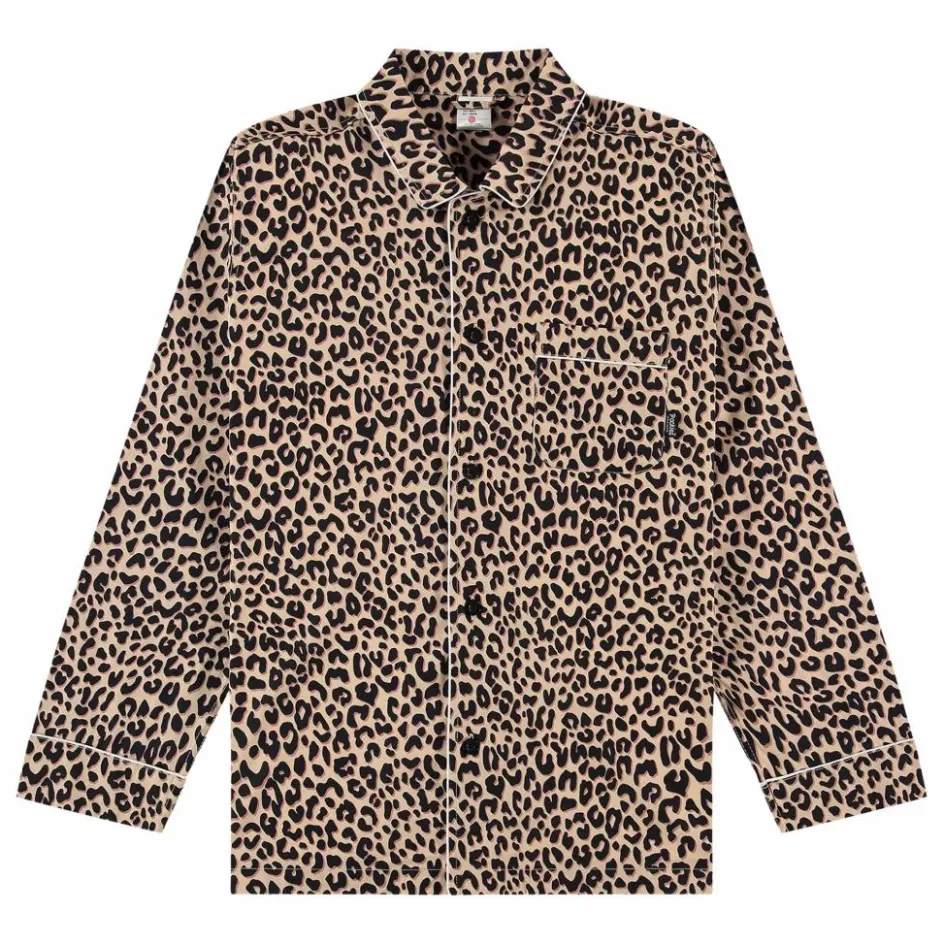 Homme Pockies Sous-Vêtements*Chemise Pyjama Léopard |