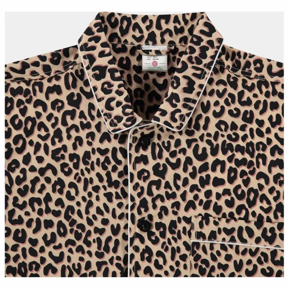Homme Pockies Sous-Vêtements*Chemise Pyjama Léopard |