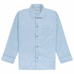 New Pockies Chemise Pyjama Rayé | Bleu
