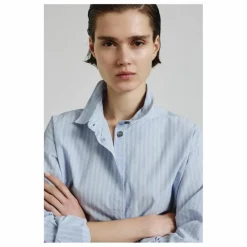 Online Chemise Rayée Popeline de Coton | Femme Blouses, Chemises