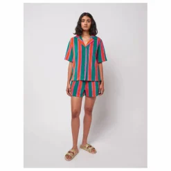 Discount Bobo Choses Chemise Rayures Eponge Coton Bio - Collection Femme | Vert