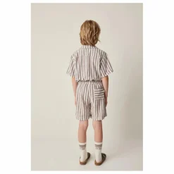 Discount Tocoto Vintage Chemise Rayures Lin | Marron
