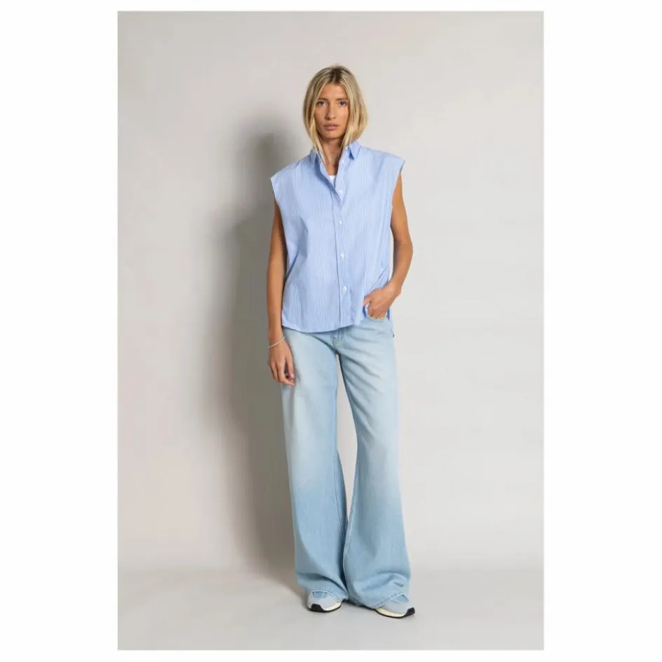 Femme Smallable Woman Blouses, Chemises*Chemise Sans Manches Laura Rayée |