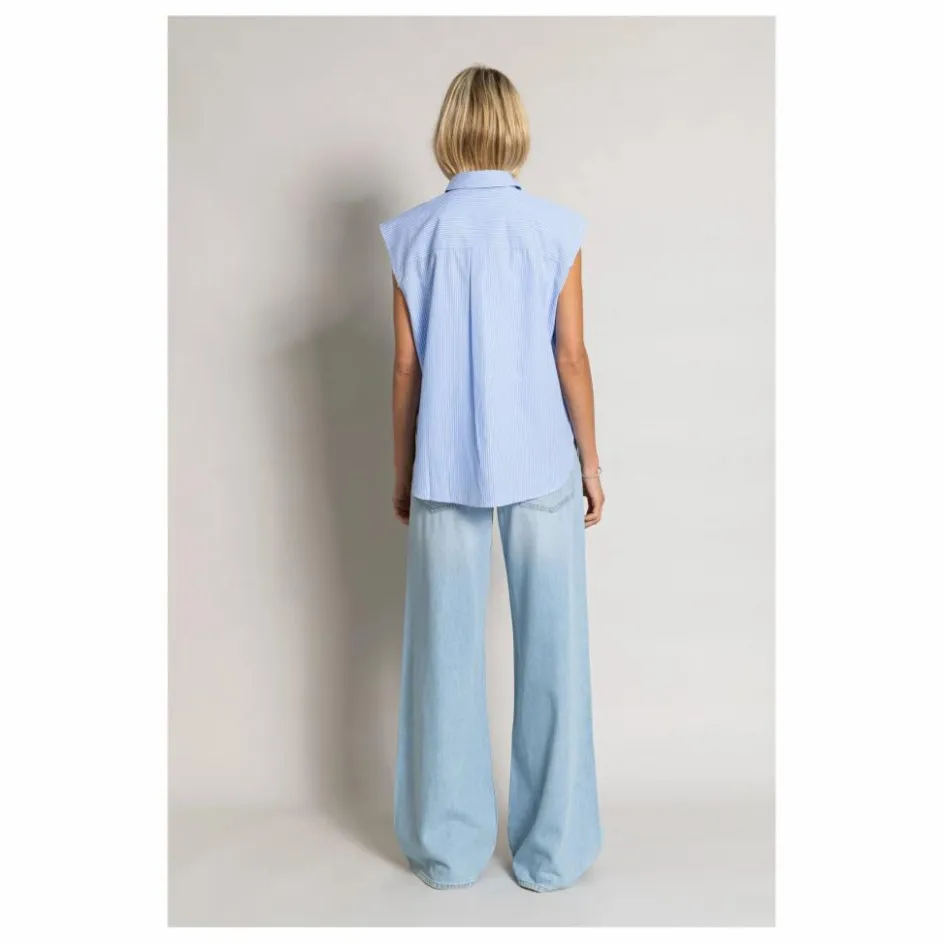 Femme Smallable Woman Blouses, Chemises*Chemise Sans Manches Laura Rayée |
