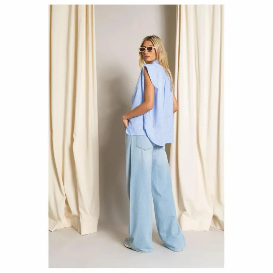 Femme Smallable Woman Blouses, Chemises*Chemise Sans Manches Laura Rayée |