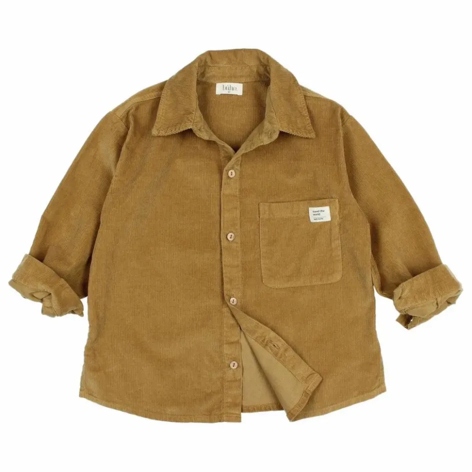 Búho Chemise Soft Velours Côtelé Coton Bio ||Enfant T-Shirts, Chemises