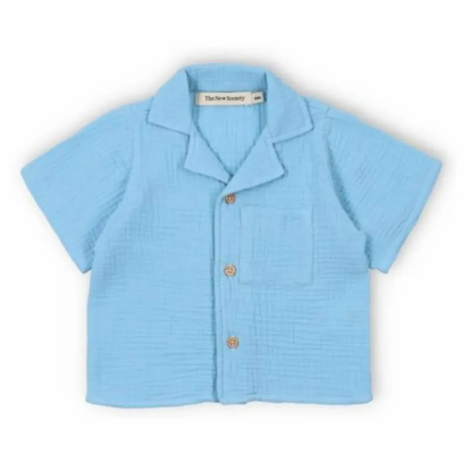 the new society Chemise Spyros Gaze de Coton || T-Shirts, Chemises|Blouses, T-Shirts