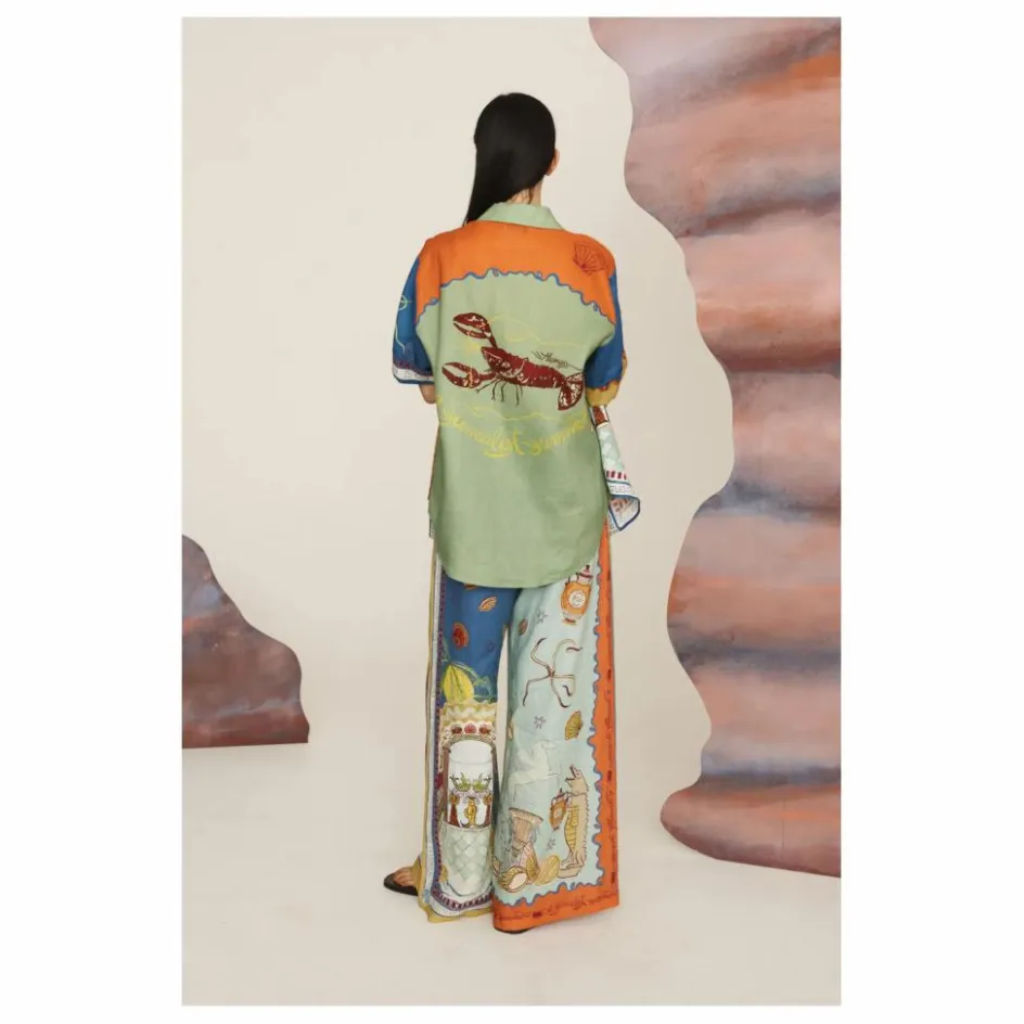 Online Alémais Chemise Surrealist Summer Lin | Jaune