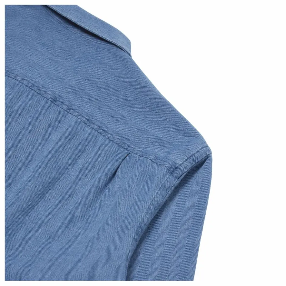 Universal Works Chemise Utility Herringbone ||Homme T-Shirts, Chemises