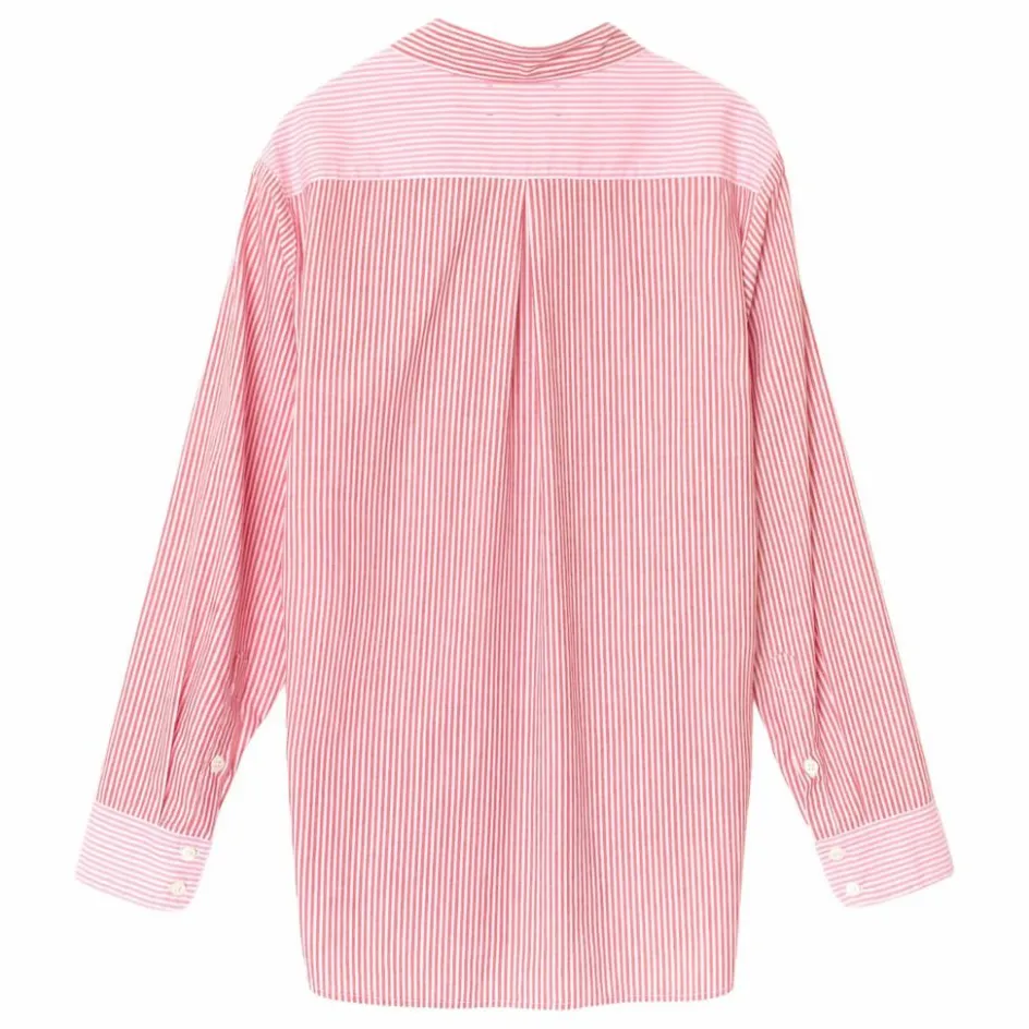 Online Xirena Chemise Violette Rayée x Léa Meylan | Rose