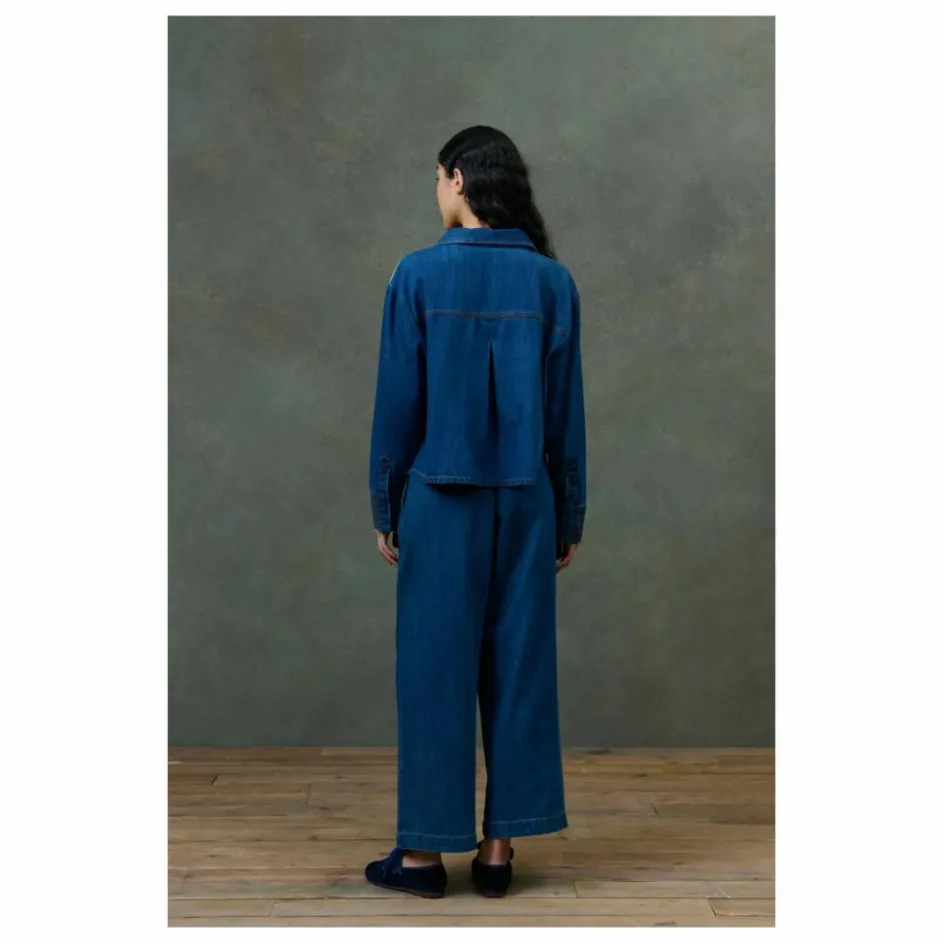 Sale Chemise Ylayana Denim - Collection Femme | Femme Blouses, Chemises