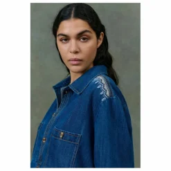 Sale Chemise Ylayana Denim - Collection Femme | Femme Blouses, Chemises