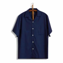 Discount Portuguese Flannel Chemisette Classic Paisley | Bleu marine