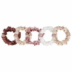 Online Chouchous en soie - Lot de 5 | Femme Accessoires Cheveux