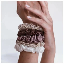 Online Chouchous en soie - Lot de 5 | Femme Accessoires Cheveux