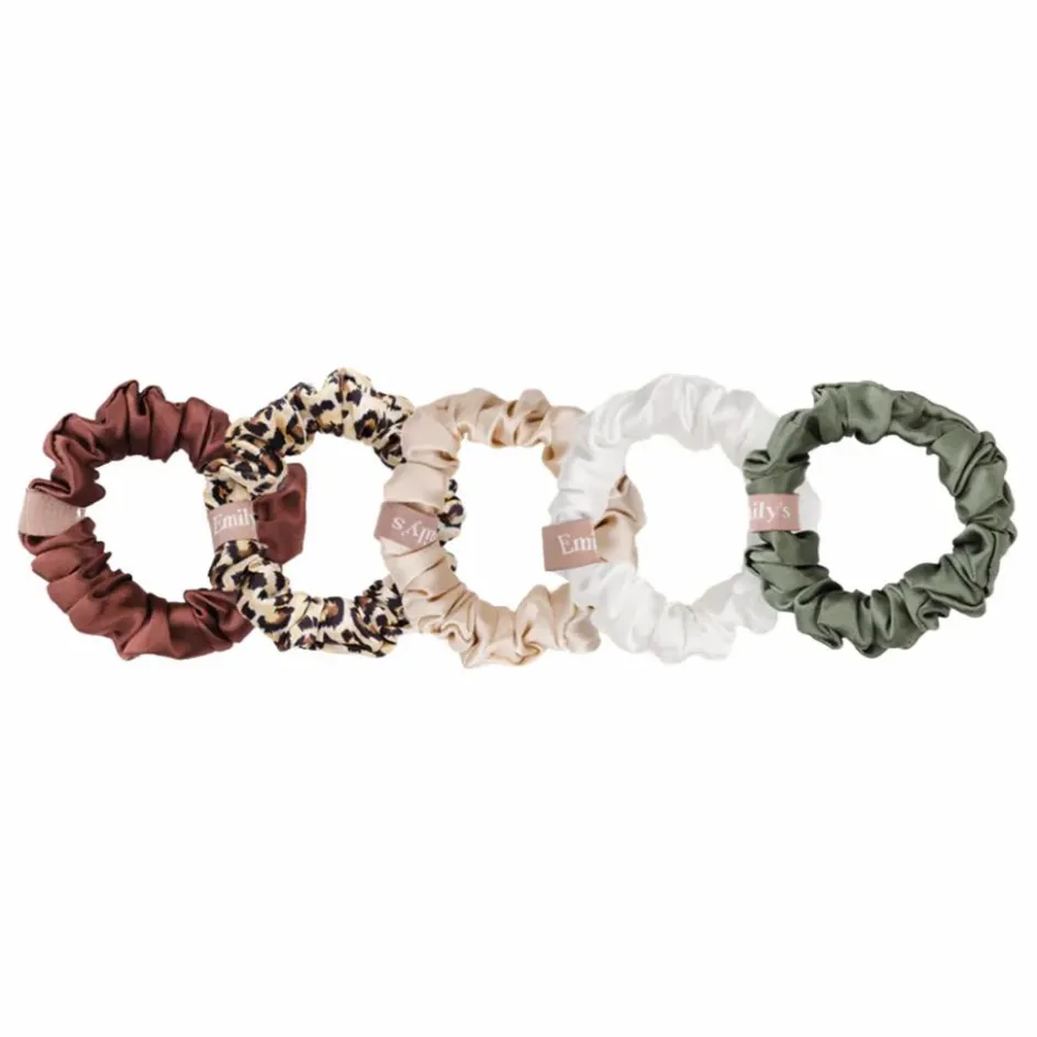 Sale Chouchous en soie - Lot de 5 | Femme Accessoires Cheveux