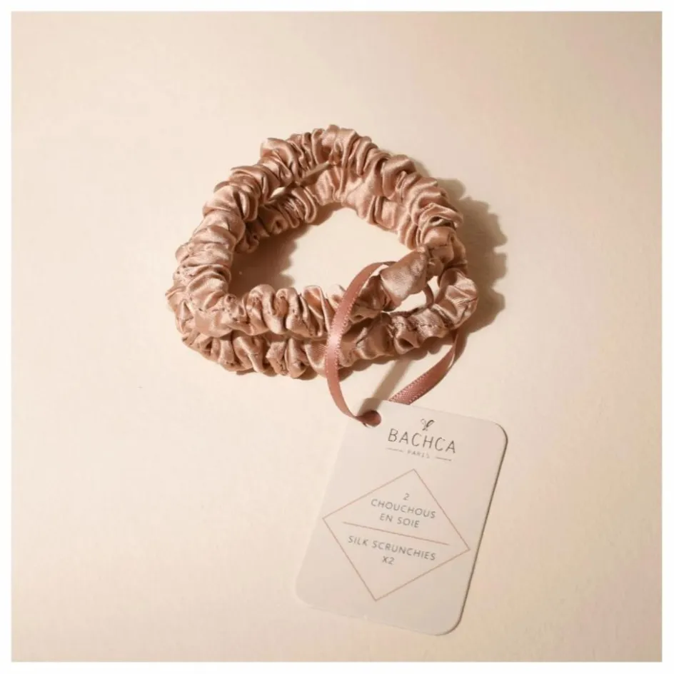 Bachca Chouchous en soie - Set de 2 ||Femme Accessoires Cheveux|Accessoires De Mode