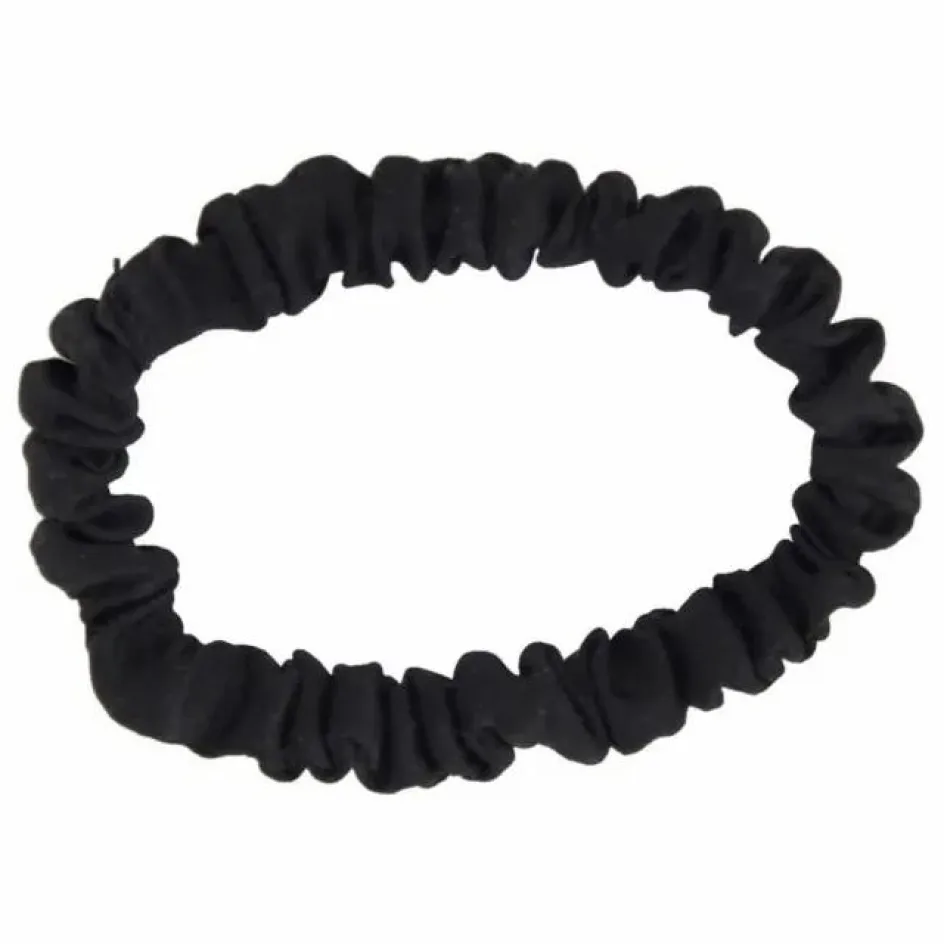 Outlet Bachca Chouchous en soie - set de 2 | Noir