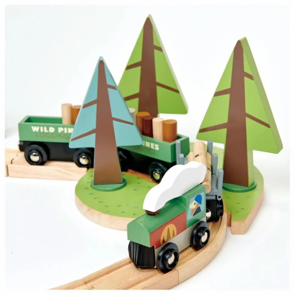 Best Circuit de trains Pins sauvages Garages, Circuits