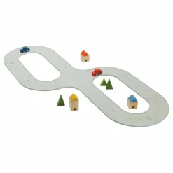 Plan Toys Garages, Circuits*Circuit en caoutchouc naturel et ses accessoires