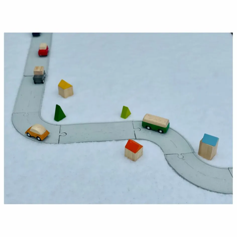 Plan Toys Garages, Circuits*Circuit en caoutchouc naturel et ses accessoires