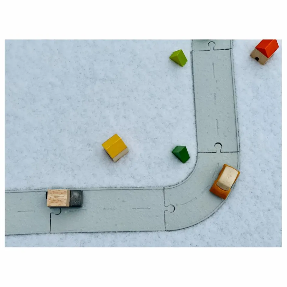 Plan Toys Garages, Circuits*Circuit en caoutchouc naturel et ses accessoires