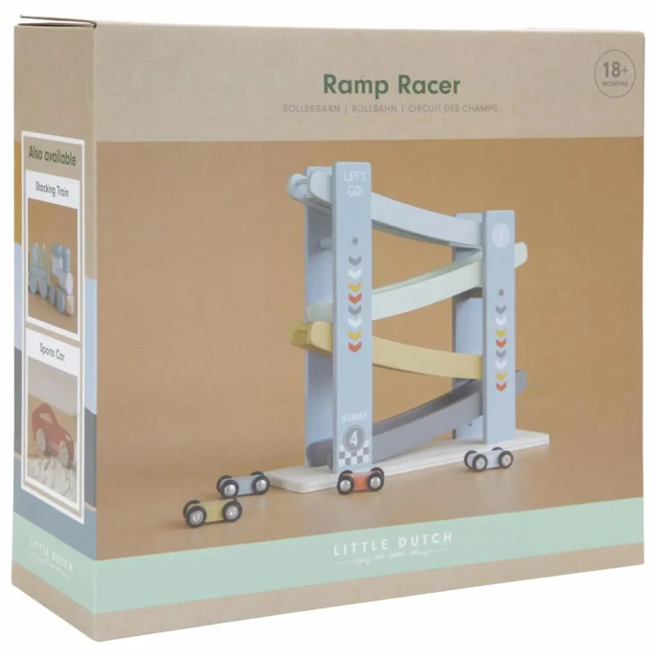 Little Dutch Garages, Circuits*Circuit rampe en bois - Ocean FSC |