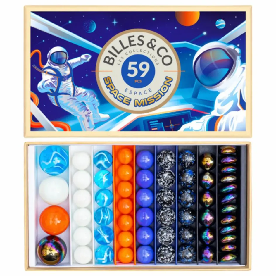 Discount Coffret 59 billes Space Mission Jeux D'Extérieur